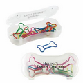 Dog Bone Shaped Paper Clip & Case